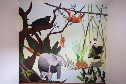 Fresque murale – la&nbsp;Jungle